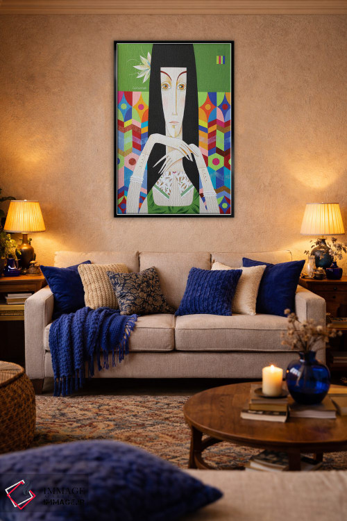 تابلو دکوراتیو نیکول اثر نلی لوکاشیک - D6B