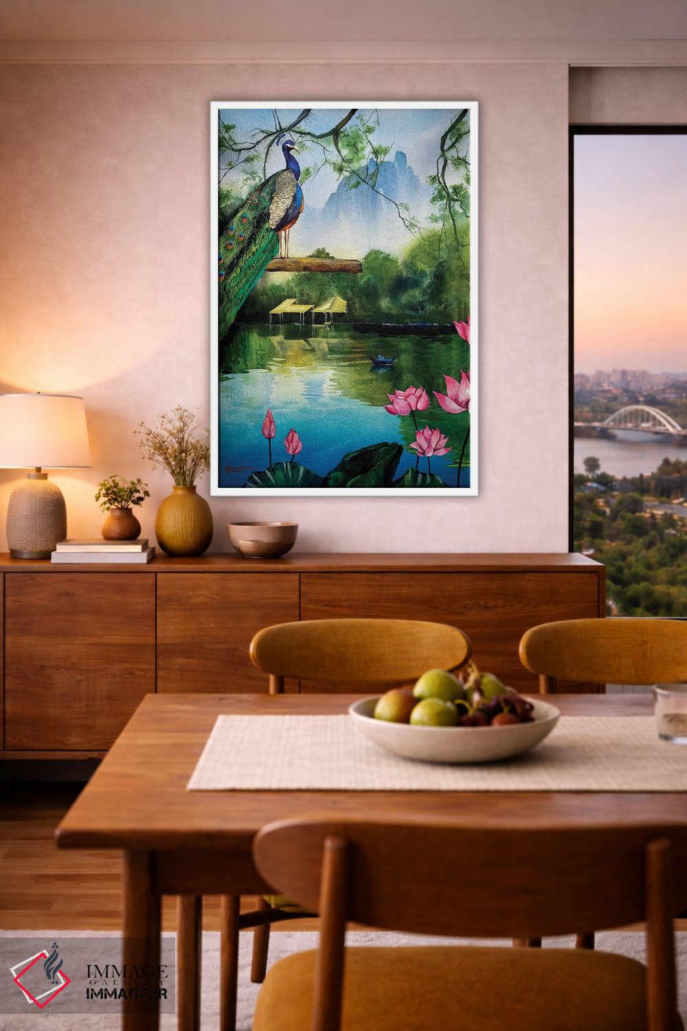 تابلو دکوراتیو آرامش خاطر اثر لیام کوموات - D6W