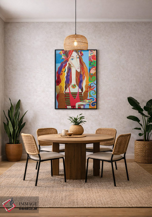 تابلو دکوراتیو صوفیا اثر نلی لوکاشیک - D4B