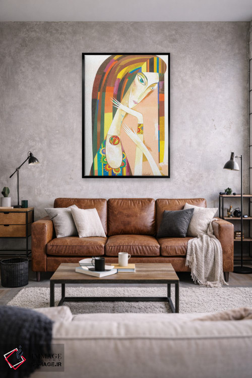 تابلو دکوراتیو آزالیا اثر نلی لوکاشیک - D2B