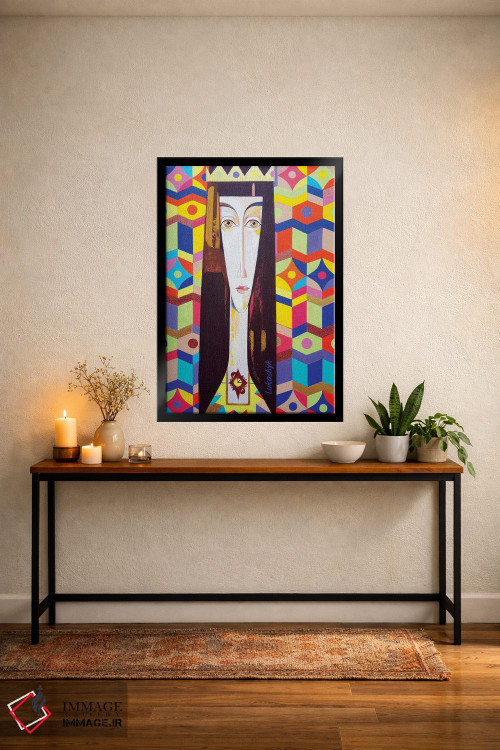 تابلو انتزاعی روگندا اثر نلی لوکاشیک - D5B