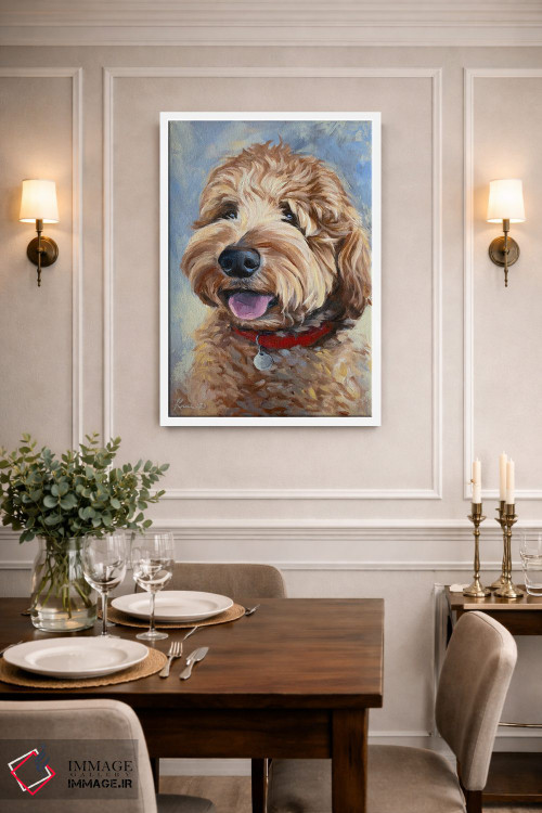 تابلو دکوراتیو گلدندودل اثر لینزی کیوی - D1W