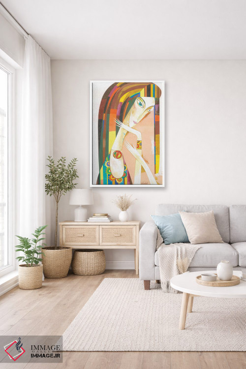 تابلو دکوراتیو آزالیا اثر نلی لوکاشیک - D3W