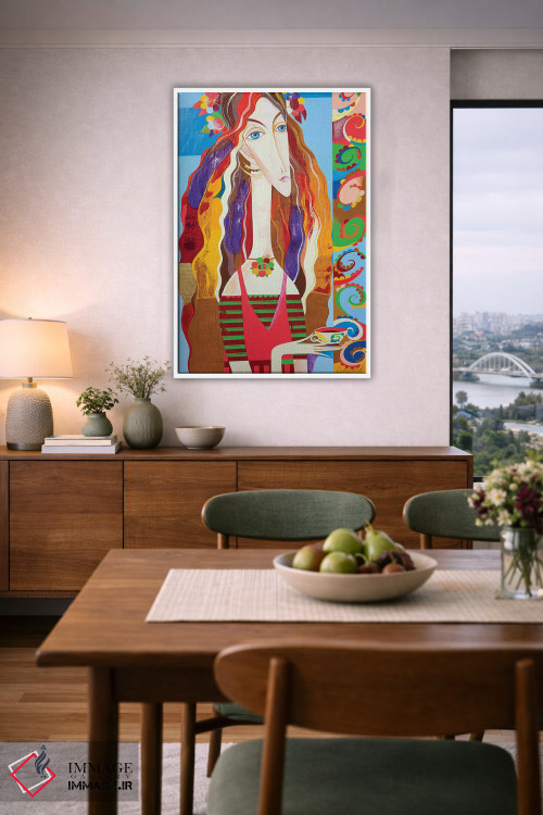 تابلو دکوراتیو صوفیا اثر نلی لوکاشیک - D6W