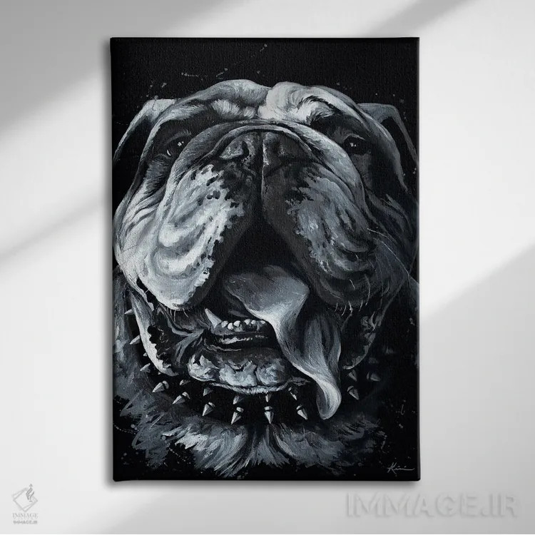 تابلو دکوراتیو بولی اثر لینزی کیوی - نمای روبهرو روی دیوار