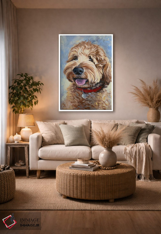 تابلو دکوراتیو گلدندودل اثر لینزی کیوی - D3W