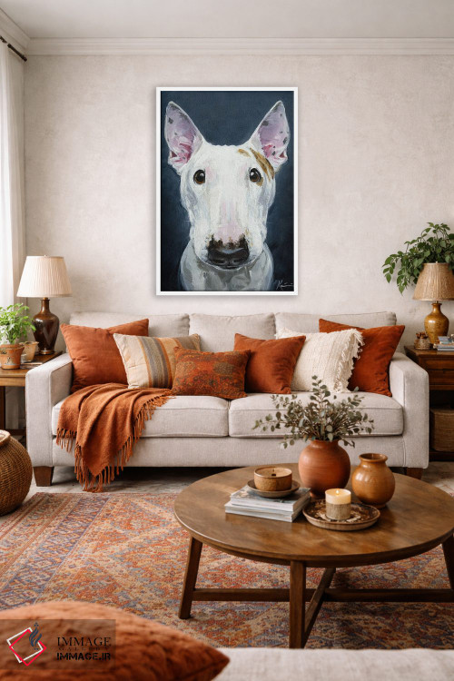 تابلو دکوراتیو بول تریر اثر لینزی کیوی - D1W