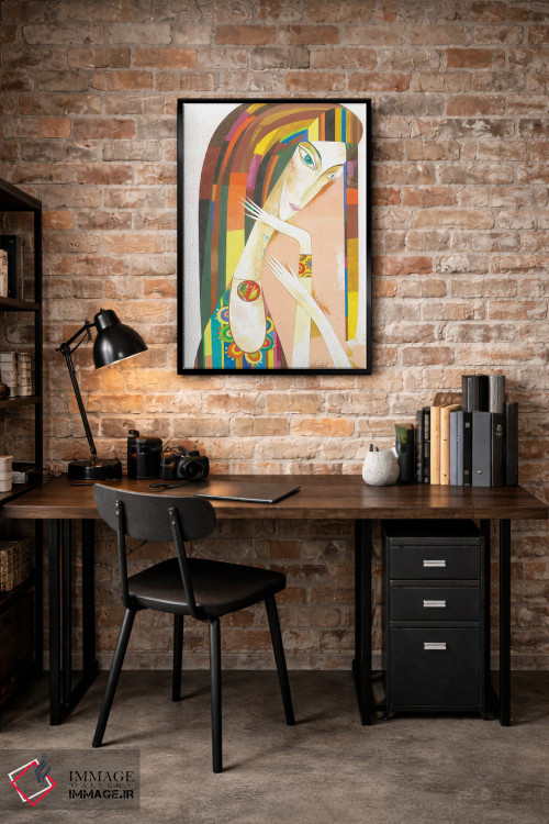 تابلو دکوراتیو آزالیا اثر نلی لوکاشیک - D5B