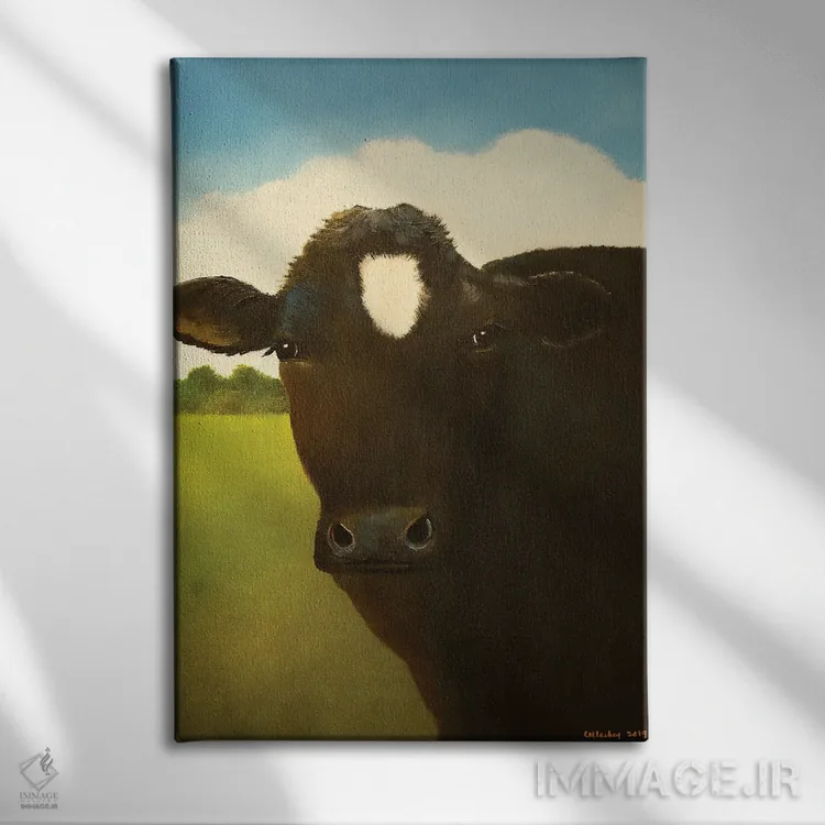 تابلو دکوراتیو تافی اثر شریل میلر لکی - نمای روبهرو روی دیوار