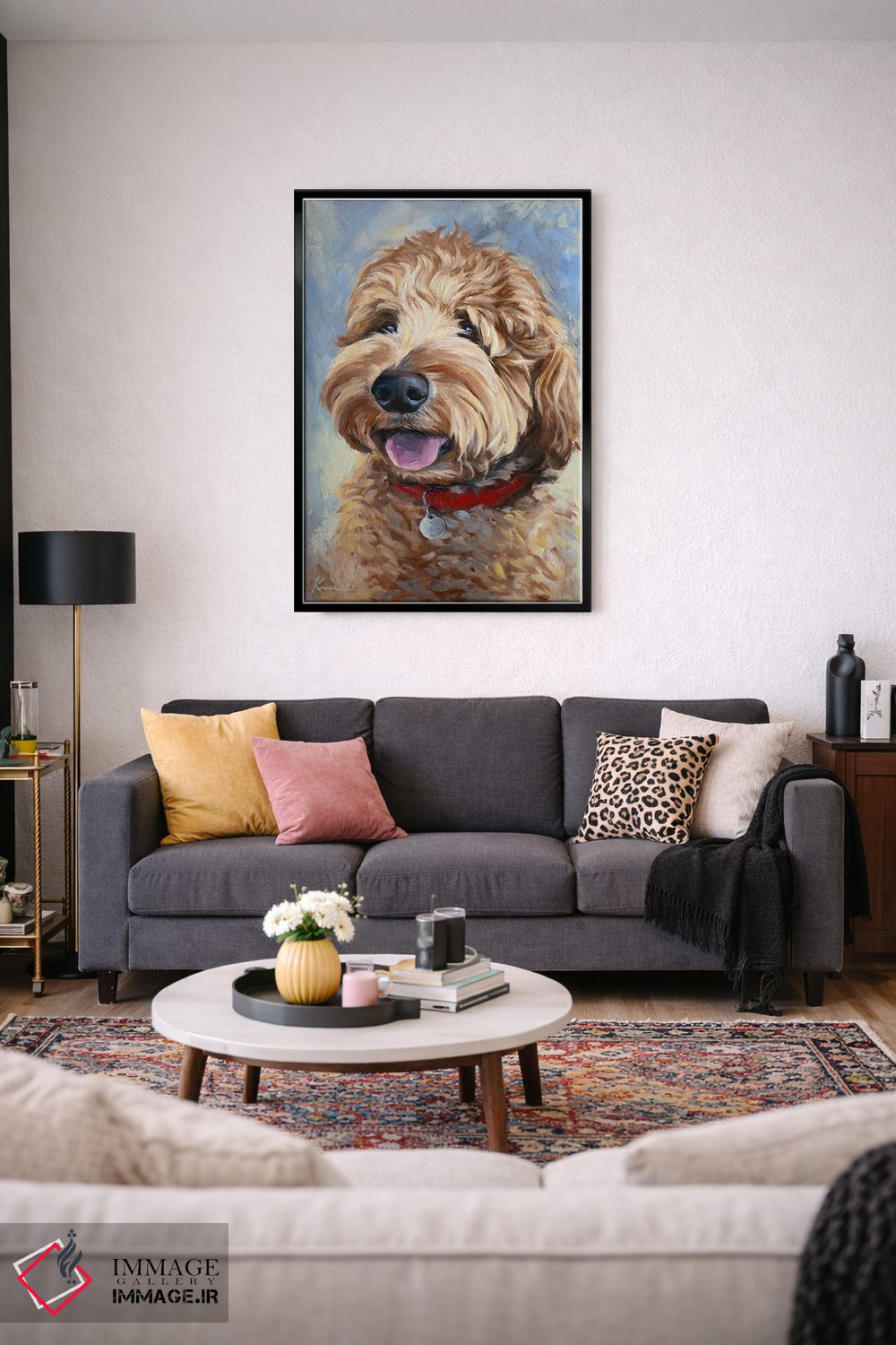 تابلو دکوراتیو گلدندودل اثر لینزی کیوی - D4B