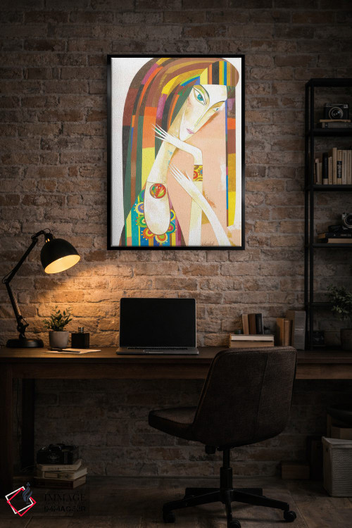 تابلو دکوراتیو آزالیا اثر نلی لوکاشیک - D6B