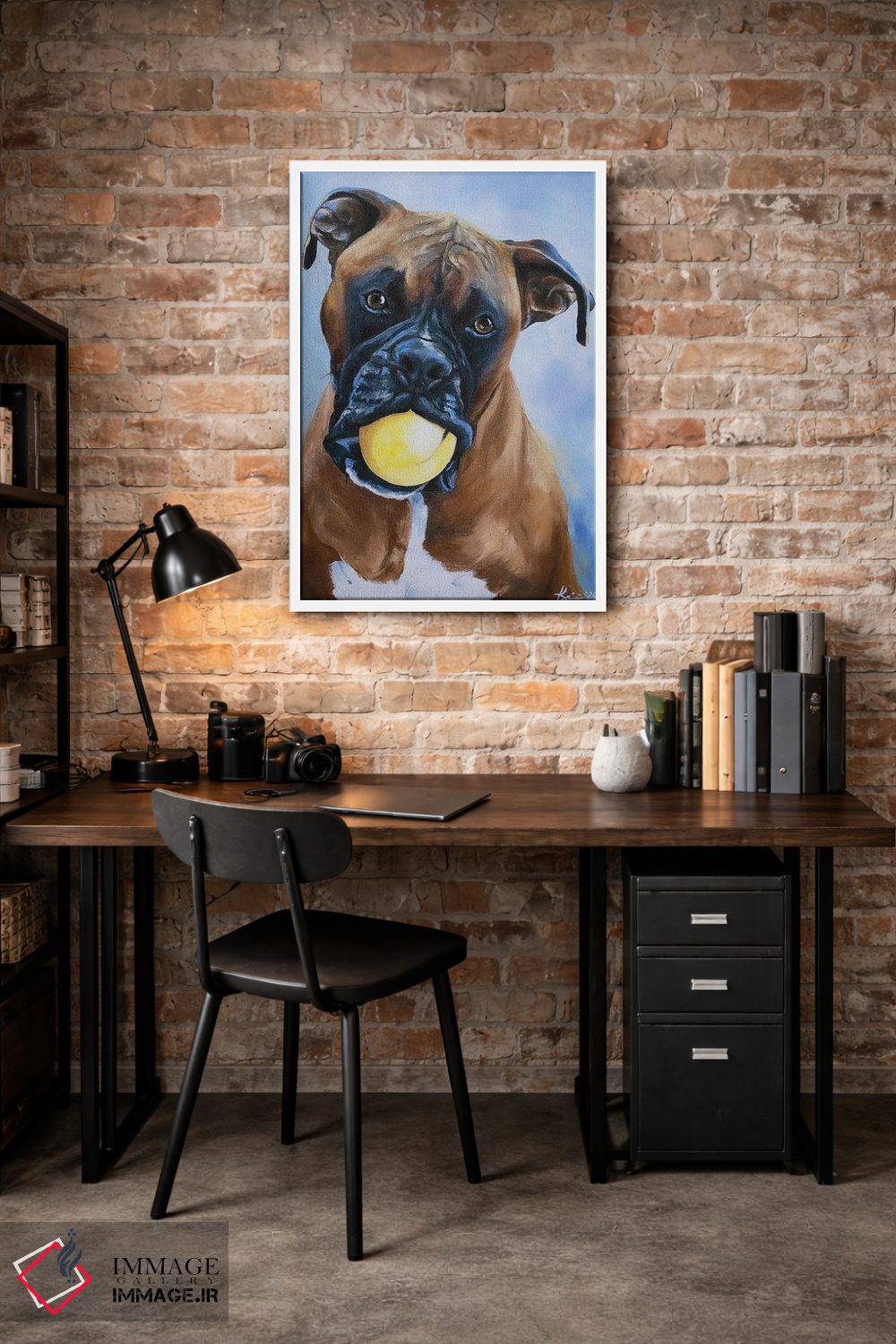 تابلو دکوراتیو باکسر اثر لینزی کیوی - D1W