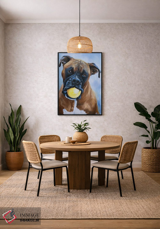 تابلو دکوراتیو باکسر اثر لینزی کیوی - D3B