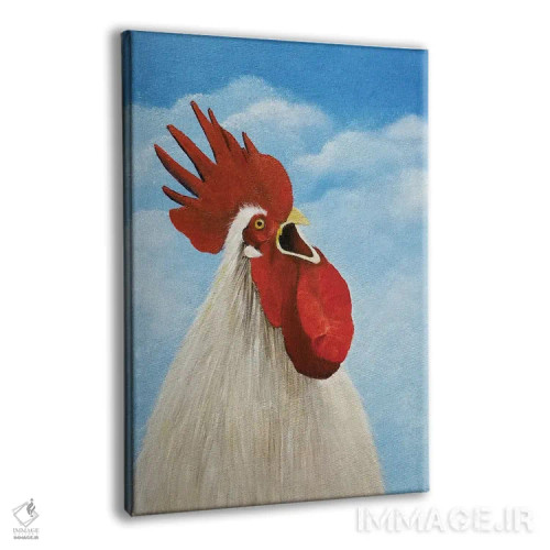 تابلو دکوراتیو قوقولی قوقو اثر شریل میلر لکی - نمای پرسپکتیو محصول