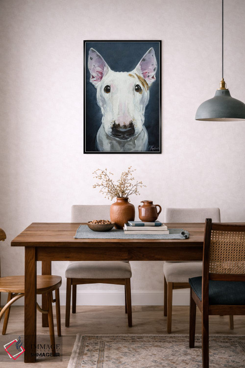 تابلو دکوراتیو بول تریر اثر لینزی کیوی - D5B