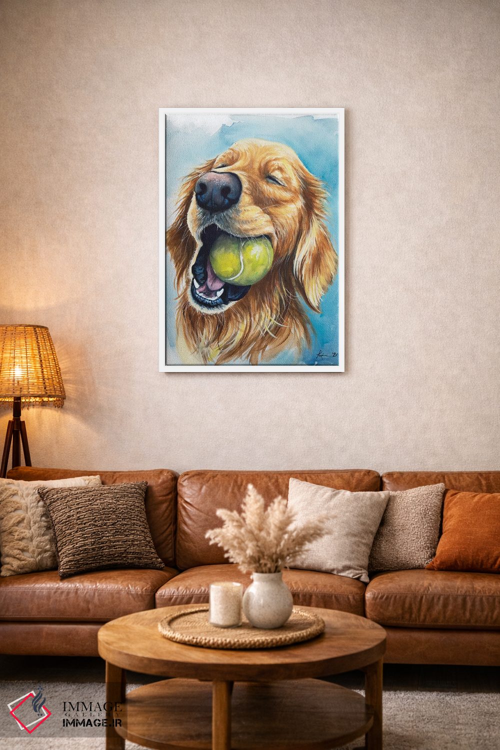 تابلو دکوراتیو توپ یعنی زندگی اثر لینزی کیوی - D2W