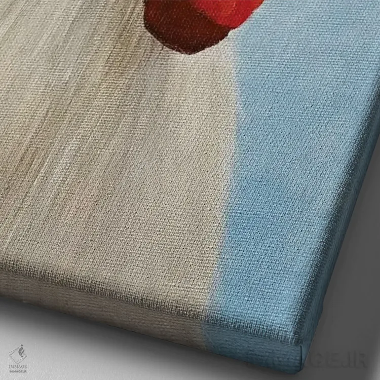 تابلو دکوراتیو قوقولی قوقو اثر شریل میلر لکی - نمای نزدیک بافت بوم