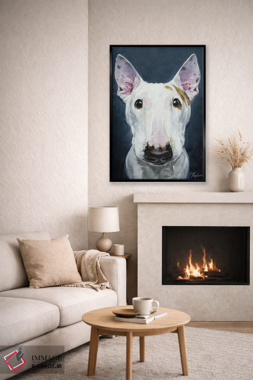 تابلو دکوراتیو بول تریر اثر لینزی کیوی - D6B