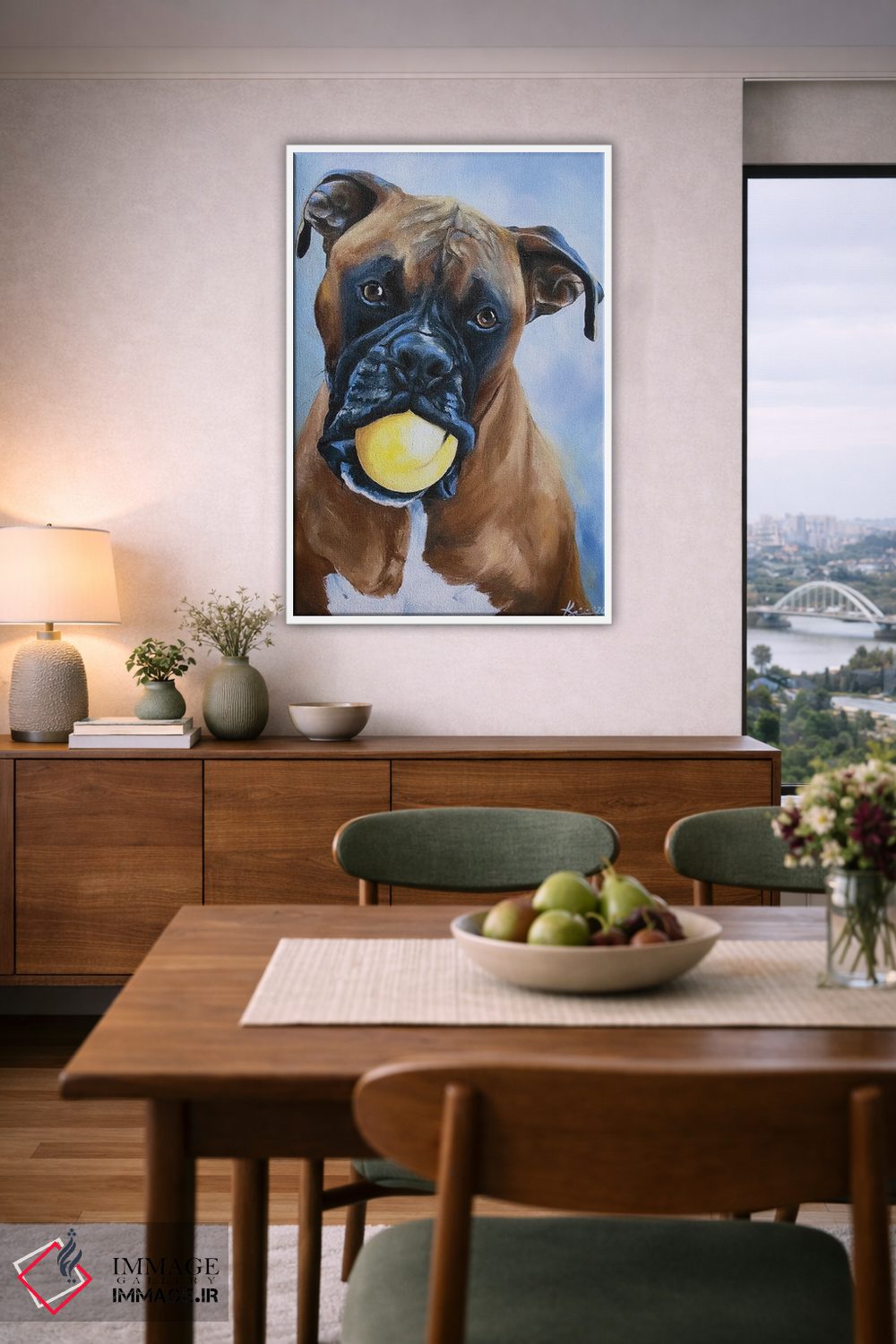 تابلو دکوراتیو باکسر اثر لینزی کیوی - D5W