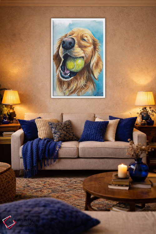 تابلو دکوراتیو توپ یعنی زندگی اثر لینزی کیوی - D3W