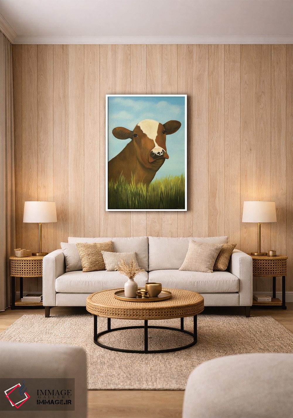 تابلو دکوراتیو اوتیس اثر شریل میلر لکی - D1W