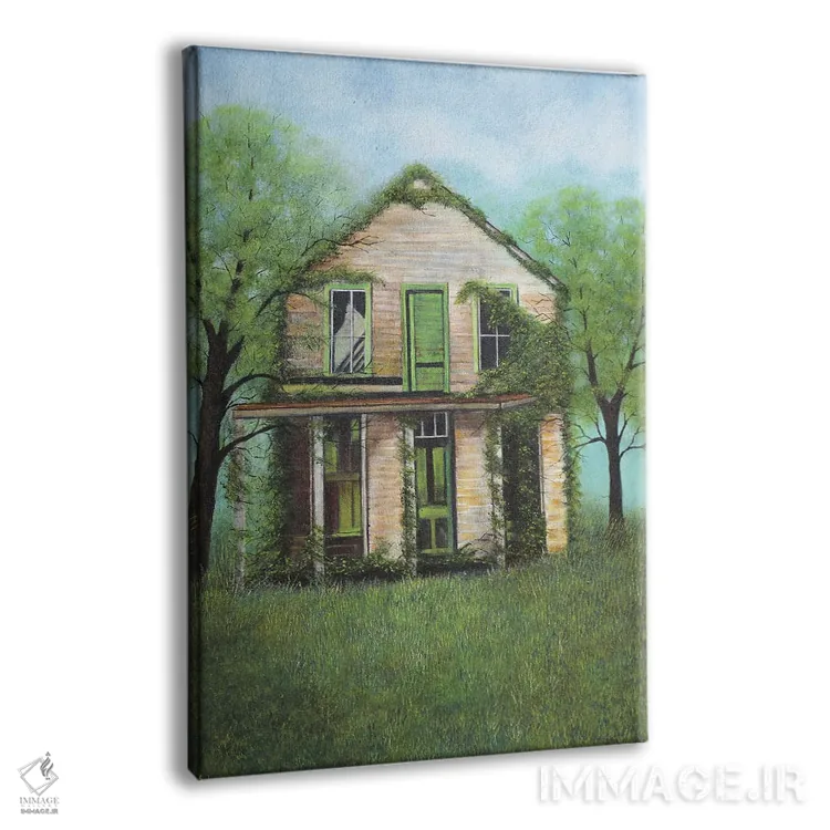 تابلو دکوراتیو کلبه اثر شریل میلر لکی - نمای پرسپکتیو محصول