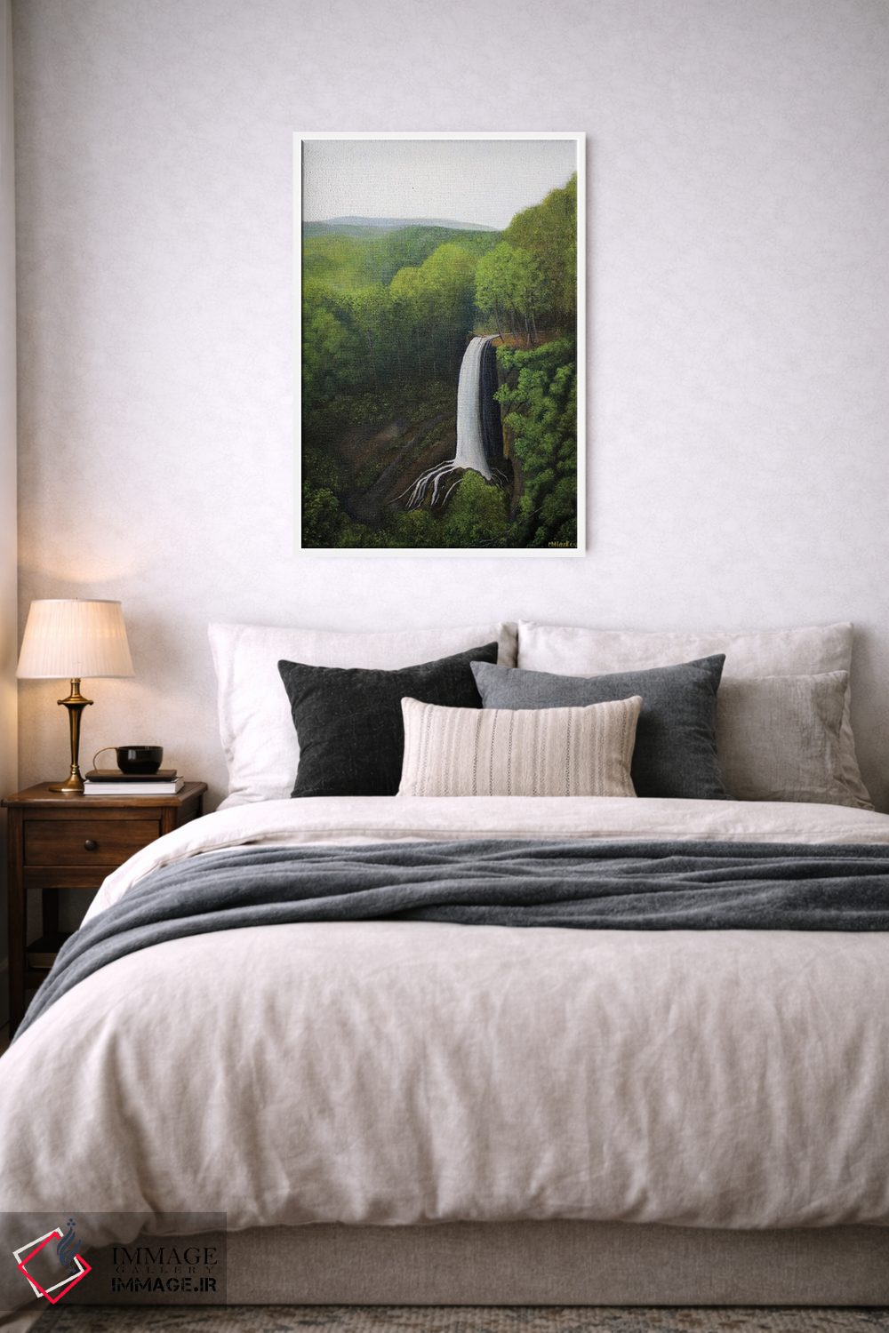 تابلو دکوراتیو چشمه های جاری اثر شریل میلر لکی - D6W