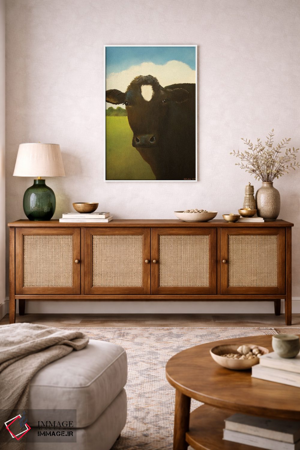 تابلو دکوراتیو تافی اثر شریل میلر لکی - D2W