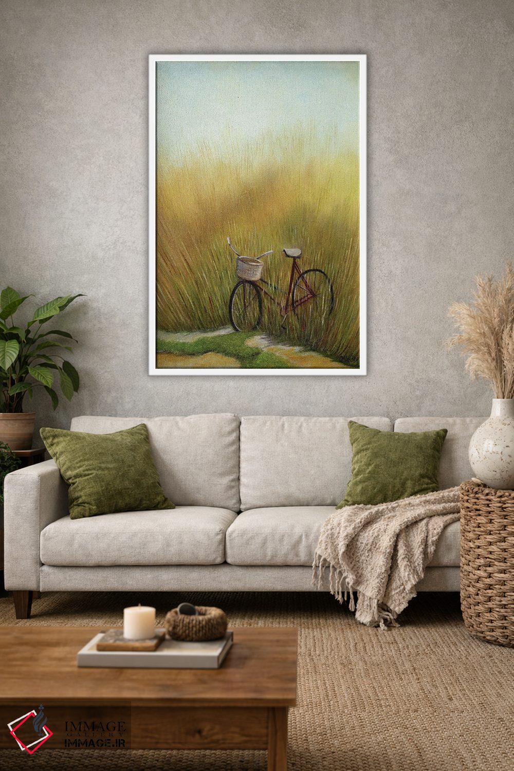 تابلو دکوراتیو مسیر دوچرخه سواری اثر شریل میلر لکی - D1W
