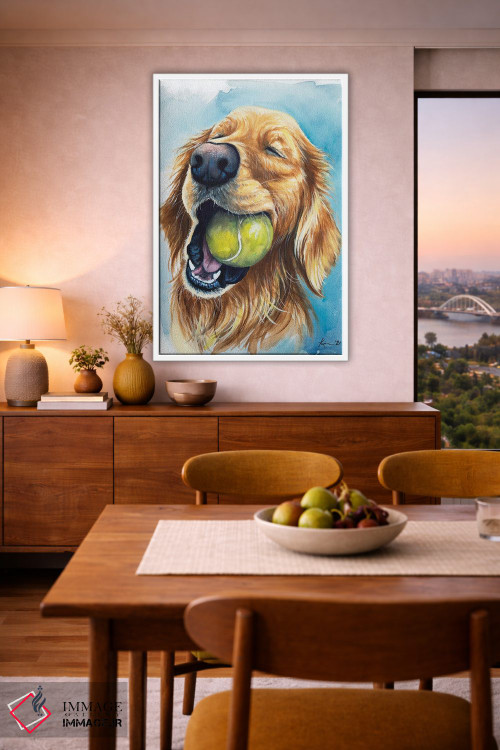 تابلو دکوراتیو توپ یعنی زندگی اثر لینزی کیوی - D6W