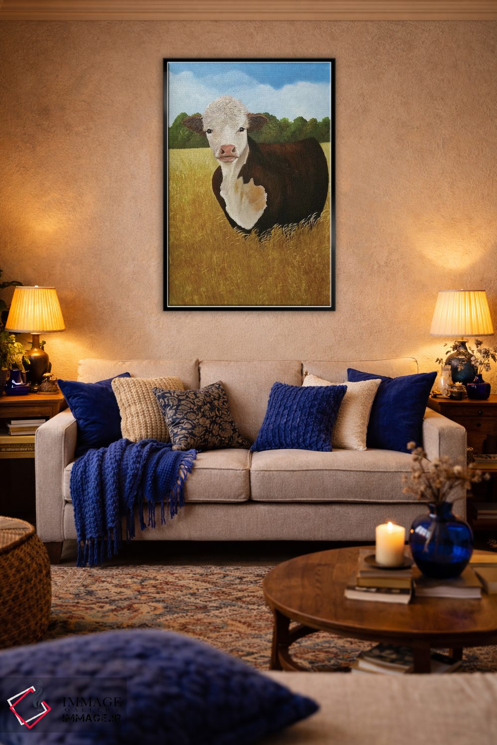 تابلو دکوراتیو نوزاد اثر شریل میلر لکی - D6B