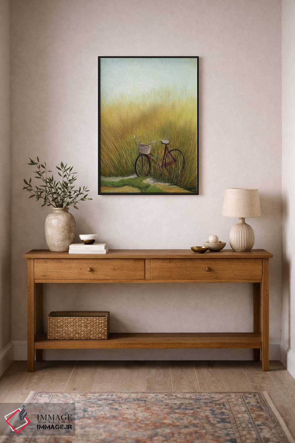 تابلو دکوراتیو مسیر دوچرخه سواری اثر شریل میلر لکی - D2B