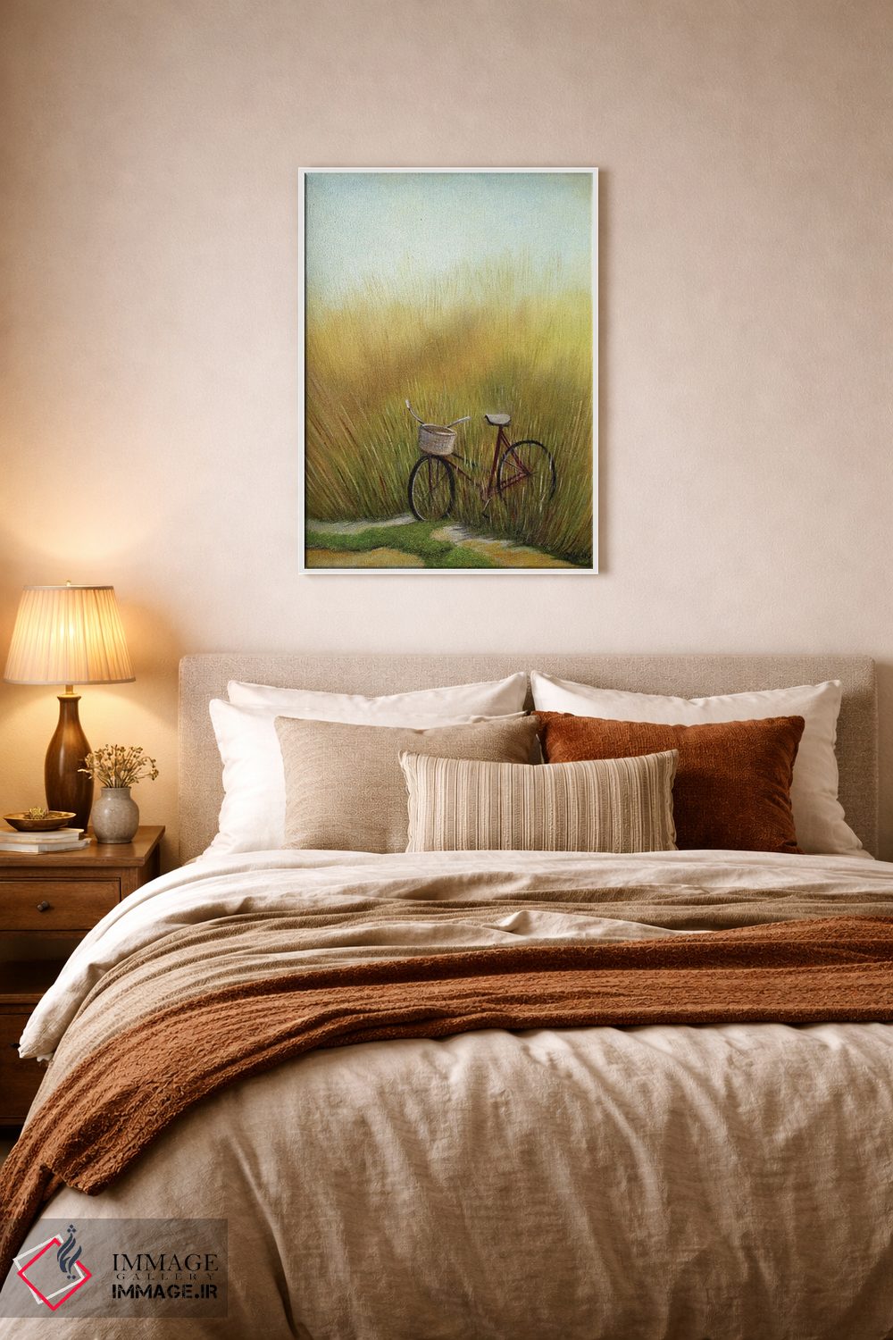 تابلو دکوراتیو مسیر دوچرخه سواری اثر شریل میلر لکی - D5W