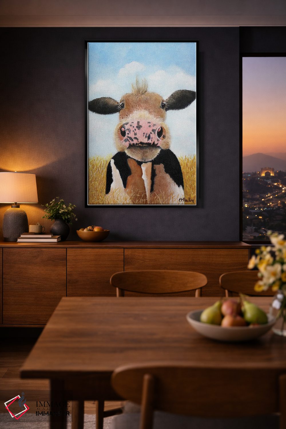 تابلو دکوراتیو کک و مک اثر شریل میلر لکی - D1B