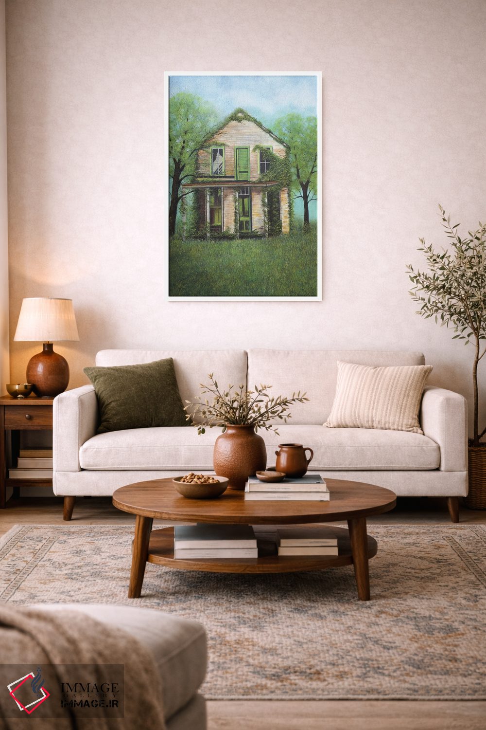 تابلو دکوراتیو کلبه اثر شریل میلر لکی - D3W