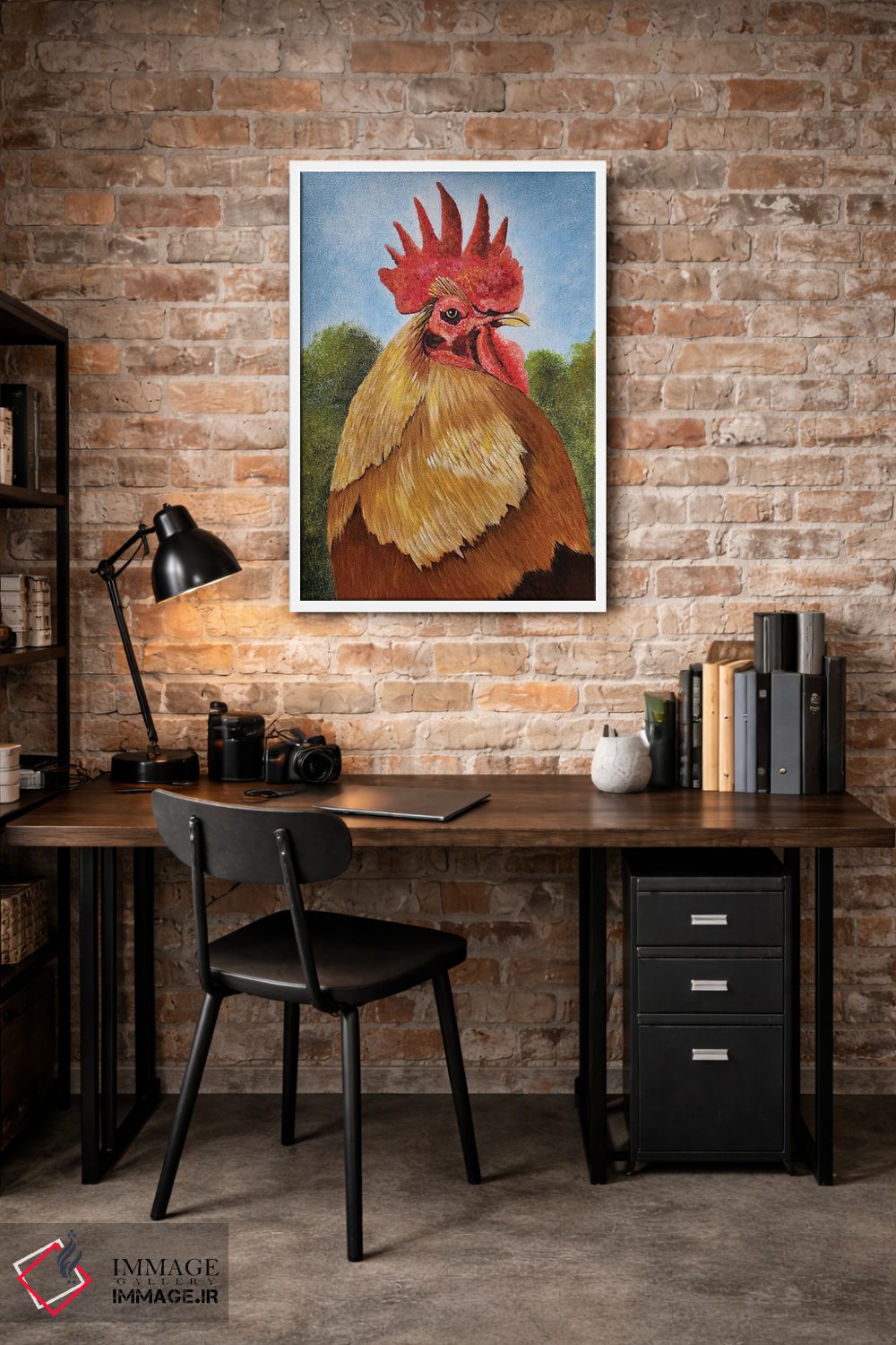 تابلو دکوراتیو سلطان لانه اثر شریل میلر لکی - D2W