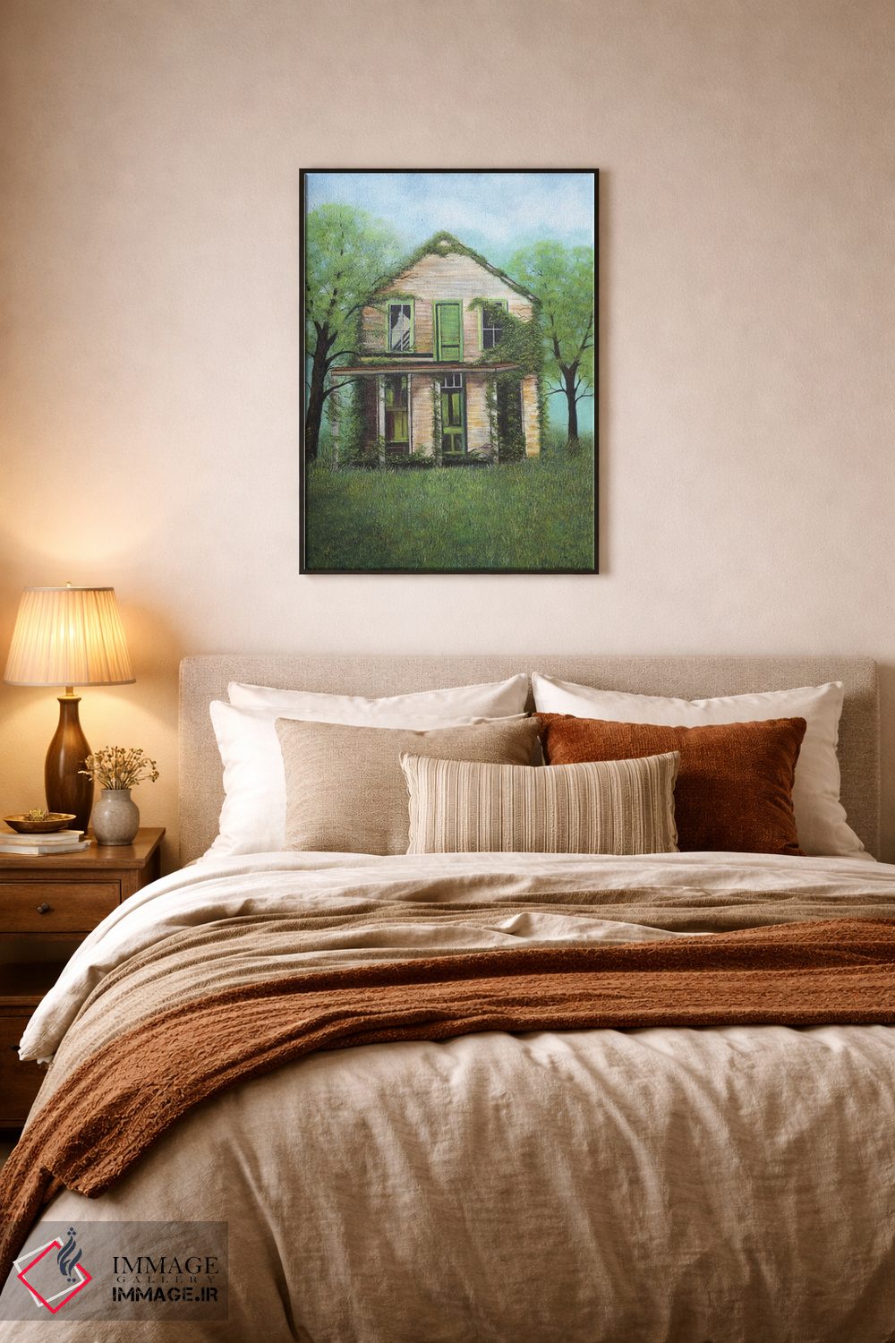 تابلو دکوراتیو کلبه اثر شریل میلر لکی - D6B