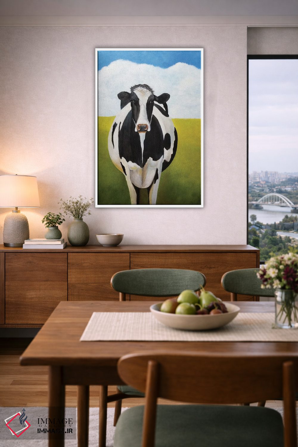 تابلو دکوراتیو دیـزی اثر شریل میلر لکی - D6W