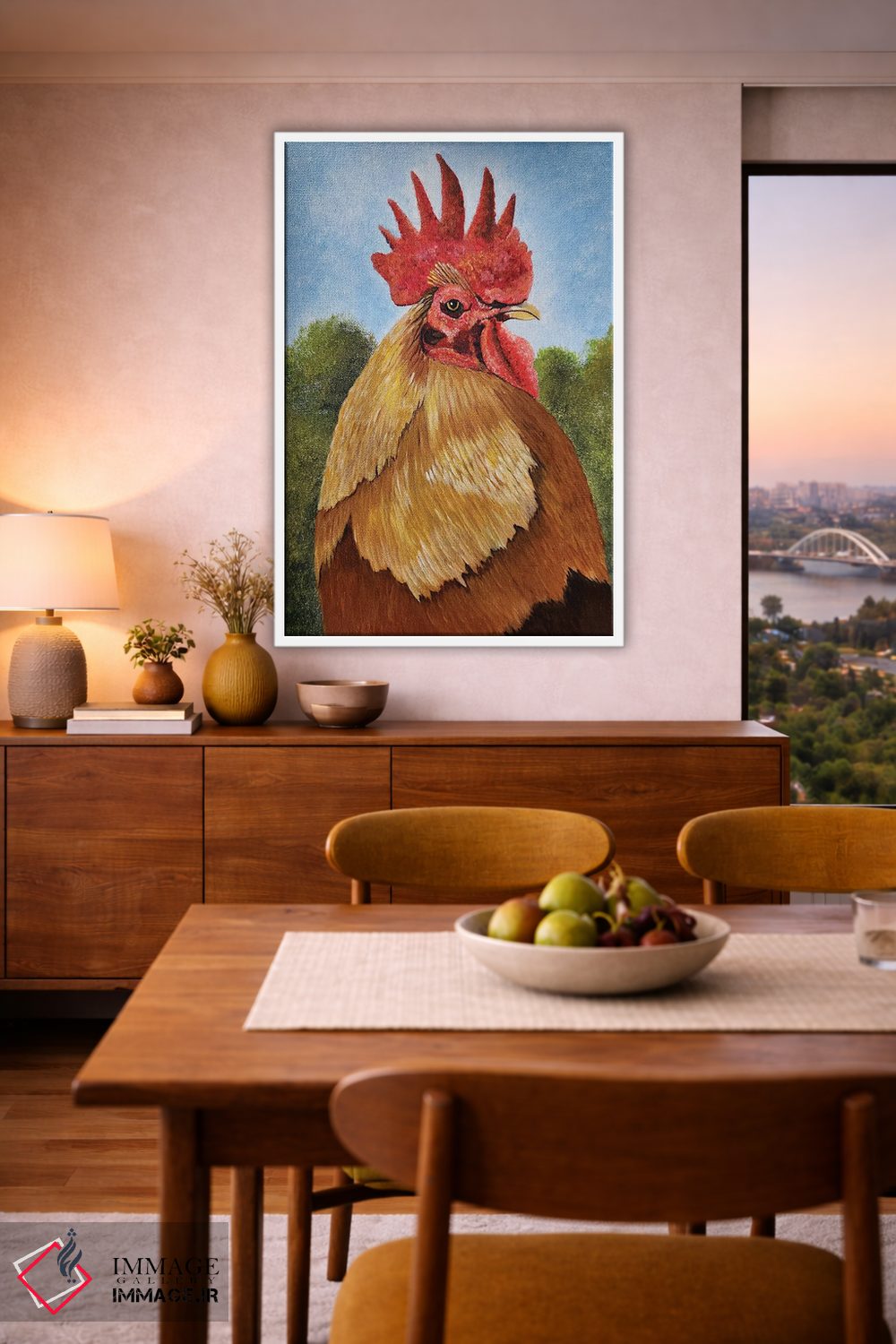 تابلو دکوراتیو سلطان لانه اثر شریل میلر لکی - D6W