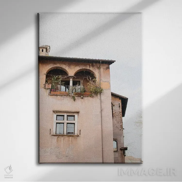 تابلو دکوراتیو Rome, Italy,باغ پشت بام، رم، ایتالیا اثر لاولی لیتل هوم کو - نمای روبهرو روی دیوار