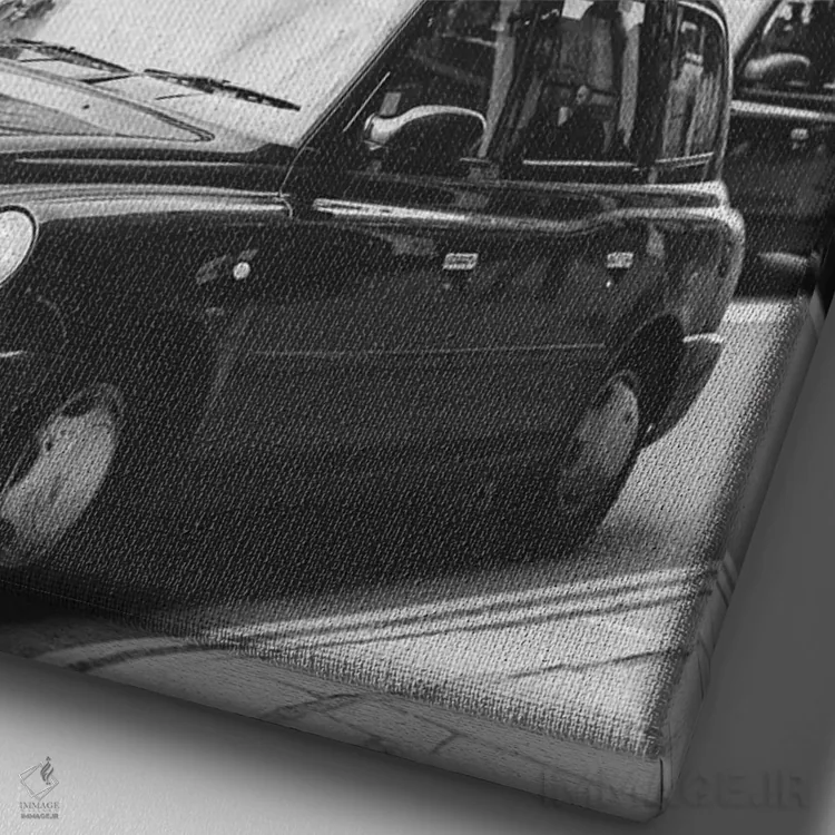 تابلو دکوراتیو London, England,بعدازظهر سه شنبه، لندن، انگلستان اثر لاولی لیتل هوم کو - نمای نزدیک بافت بوم