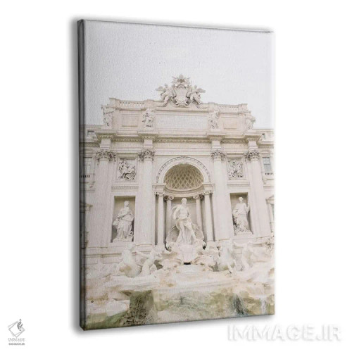 تابلو دکوراتیو Rome, Italy,نمای نزدیک فواره تروی، رم، ایتالیا اثر لاولی لیتل هوم کو - نمای پرسپکتیو محصول