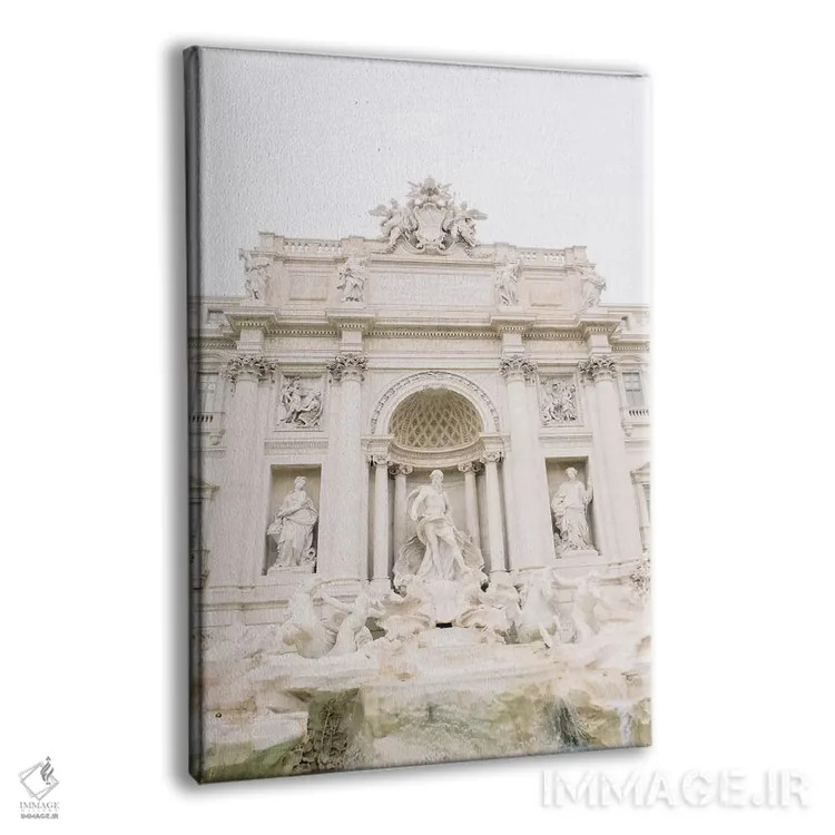 تابلو دکوراتیو Rome, Italy,نمای نزدیک فواره تروی، رم، ایتالیا اثر لاولی لیتل هوم کو - نمای پرسپکتیو محصول