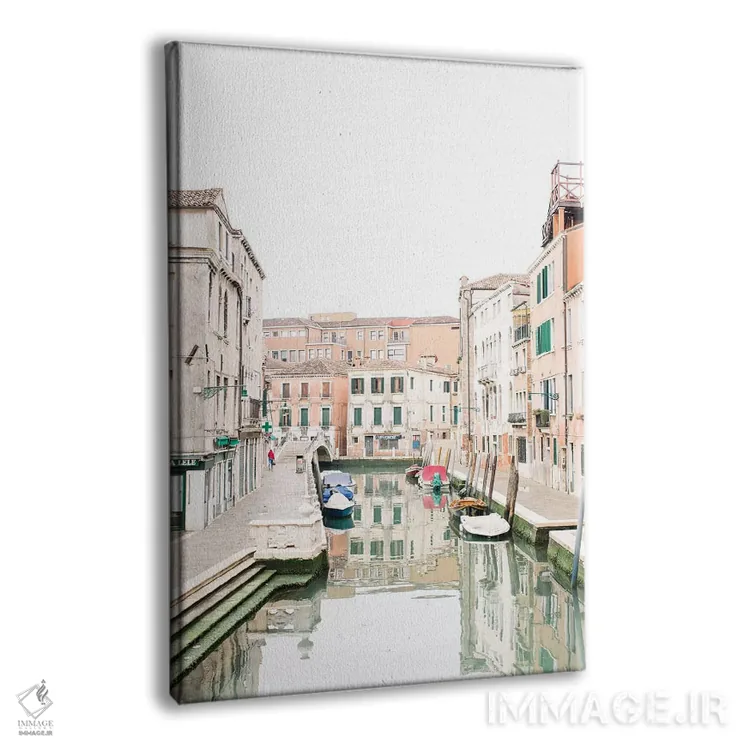 تابلو دکوراتیو Venice, Italy,کانال ونیز شماره ۳، ونیز، ایتالیا اثر لاولی لیتل هوم کو - نمای پرسپکتیو محصول