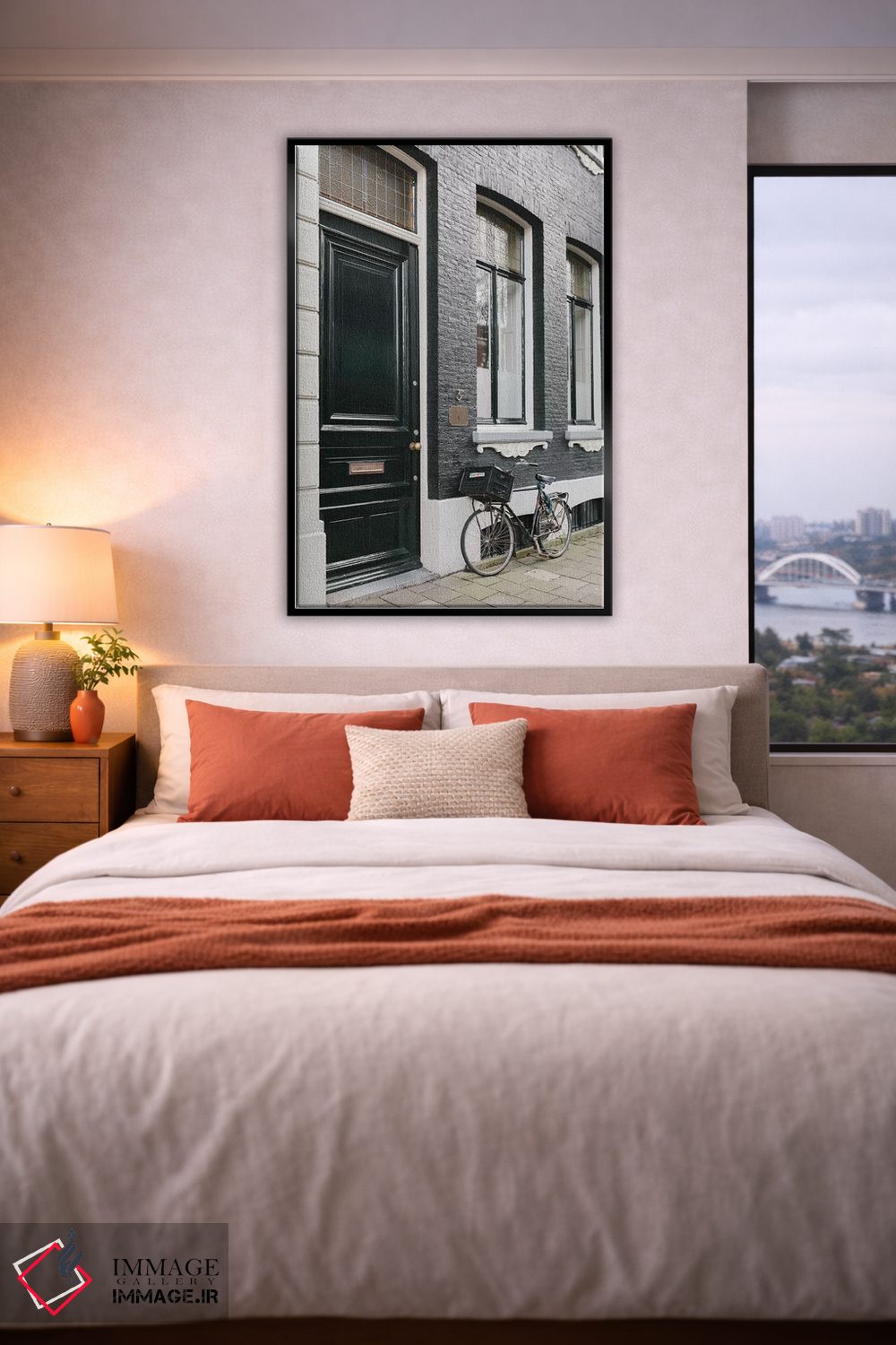 تابلو دکوراتیو دوچرخه آمستردام اثر لاولی لیتل هوم کو - D5B