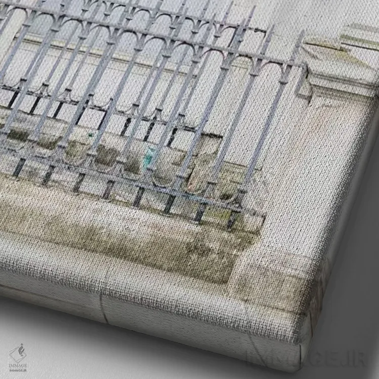 تابلو دکوراتیو London, England,در آبی شماره ۲، لندن، انگلستان اثر لاولی لیتل هوم کو - نمای نزدیک بافت بوم