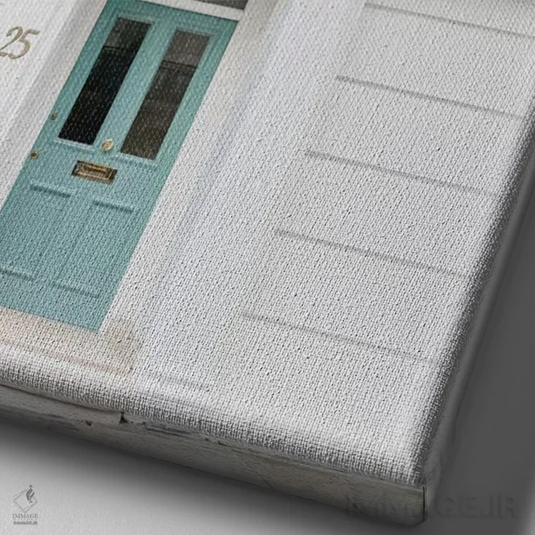 تابلو دکوراتیو London, England,در آبی شماره ۱، لندن، انگلستان اثر لاولی لیتل هوم کو - نمای نزدیک بافت بوم