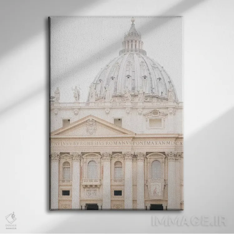 تابلو دکوراتیو Rome, Italy,ساختمان، رم، ایتالیا اثر لاولی لیتل هوم کو - نمای روبهرو روی دیوار