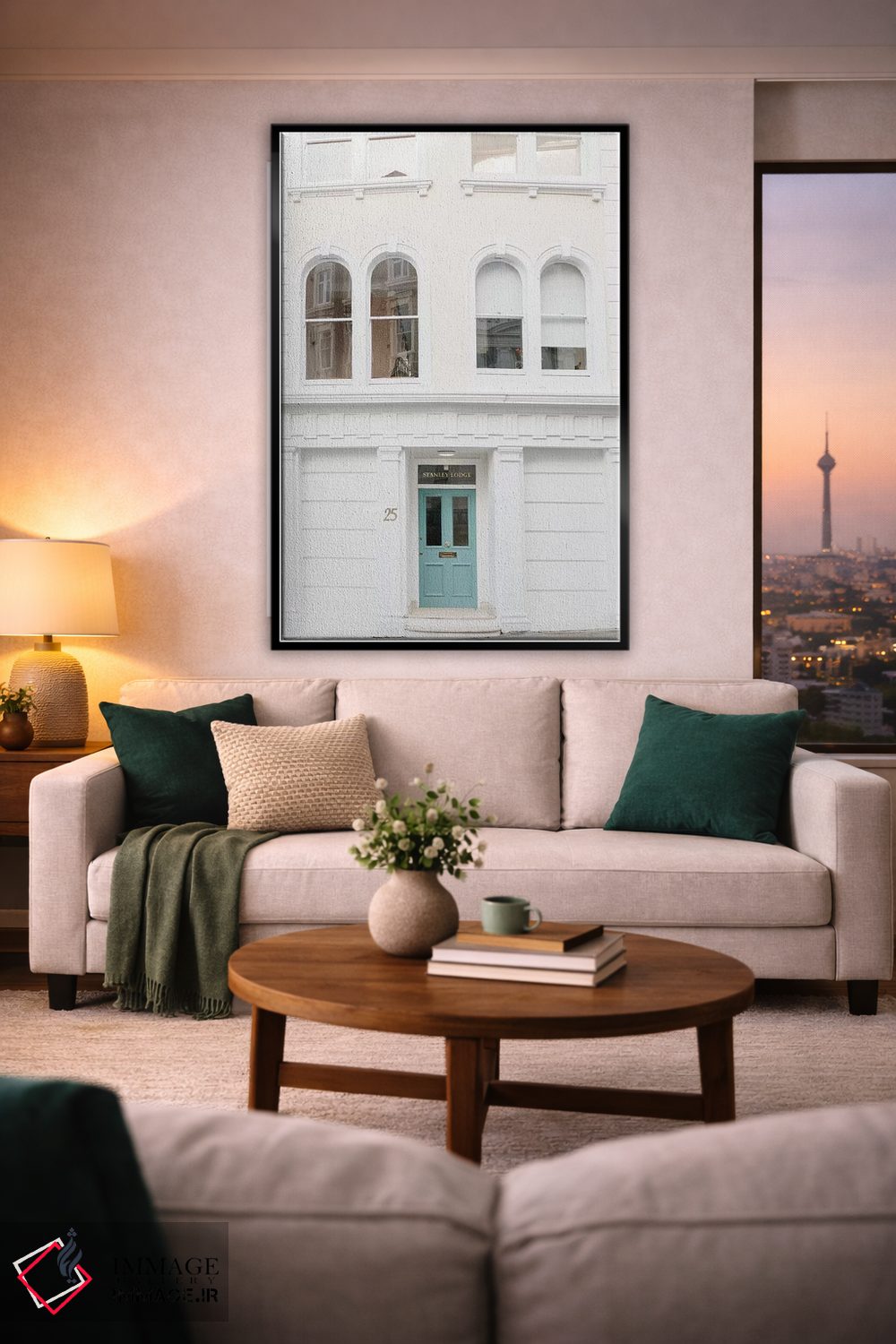 تابلو دکوراتیو London, England,در آبی شماره ۱، لندن، انگلستان اثر لاولی لیتل هوم کو - D2B