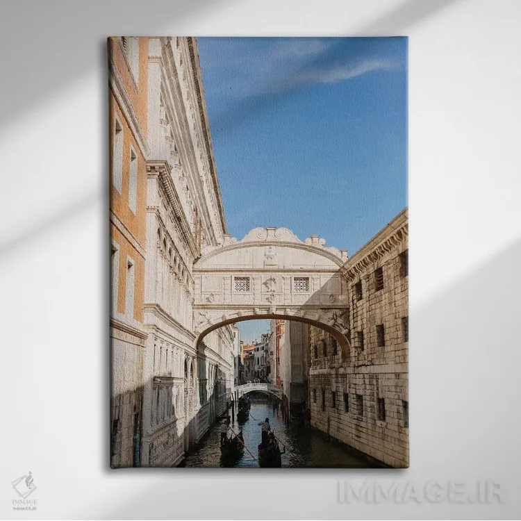 تابلو دکوراتیو Venice, Italy,پل آه ها، ونیز، ایتالیا اثر لاولی لیتل هوم کو - نمای روبهرو روی دیوار